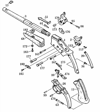 Uberti Rolling Block Pistol